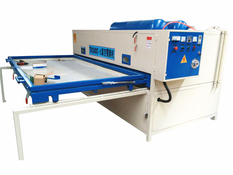 側(cè)出臺半自動雙工位真空覆膜機